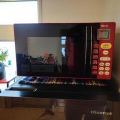 【格安】オーブンレンジ【赤】の画像