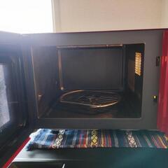 【格安】オーブンレンジ【赤】の画像