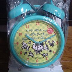 非売品★ちびギャラリー×Hello kitty★目覚まし時計の画像
