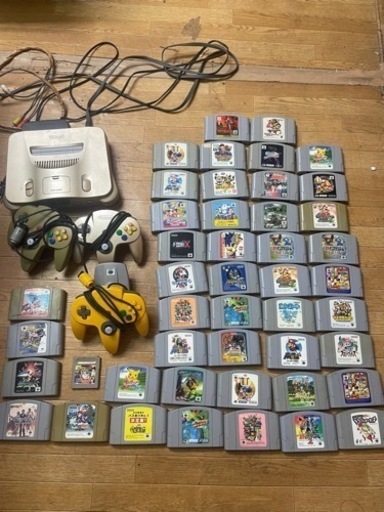 最終値下げ‼️64本体セット　カセット45本　早い者勝ち！