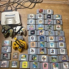 最終値下げ‼️64本体セット　カセット45本　早い者勝ち！