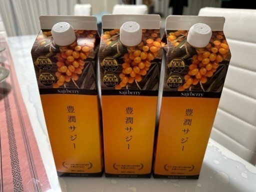 豊潤サジー3本セット＋乳酸菌サプリ