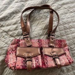 ハンドバッグ　チェック柄