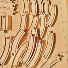 IKEA 列車 積み木セットの画像