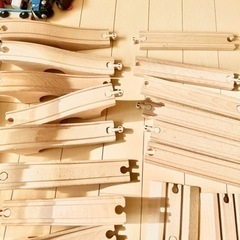 IKEA 列車 積み木セットの画像