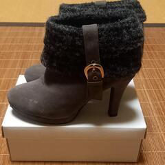 ツイードショートブーツ👢