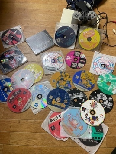 ps2とソフト24枚