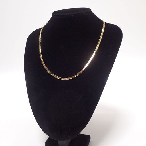 E660 ネックレス K18 30.1g 喜平 6面 ダブル