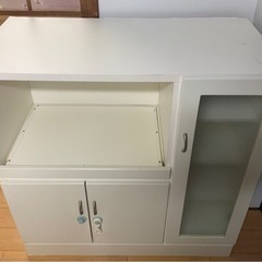 (受付終了します)食器棚　レンジ台