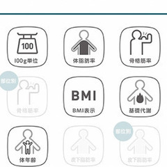 オムロン 体重・体組成計 カラダスキャン ホワイト HBF-214-Wの画像