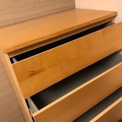 【再募集→お話し中】15日迄　IKEA  マルム　チェスト3段　洋服タンス　2台あります。の画像