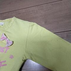 130cm♡キムラタン 黄色✕ピンク トレーナーの画像