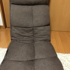 座椅子　ブラウン