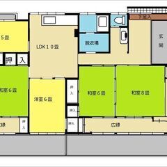 🏡126㎡　広々賃貸平屋戸建て🏡 - 筑紫野市