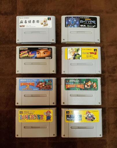 スーパーファミコン　カセット8種
