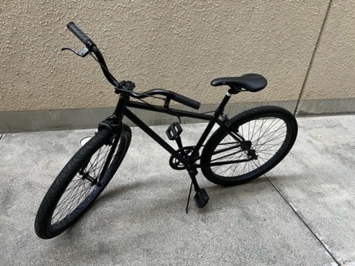 自転車　黒　艶消し