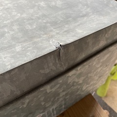 トタン衣装箱　古道具の画像