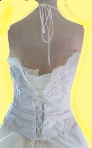 高級ウェディングドレスelieca 大きいサイズ21号値下げ‼️