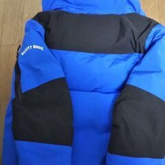 Schott 2TONE ダウンジャケット S ブルーの画像