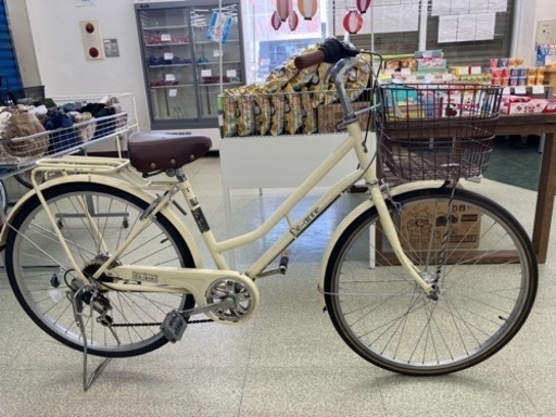 自転車　ギア・自動ライト付き 26    TJ485