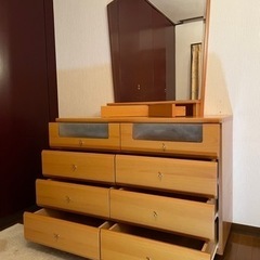 0円 差し上げます ドレッサー 化粧台 鏡台の画像