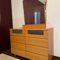 0円 差し上げます ドレッサー 化粧台 鏡台の画像