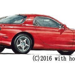 NC-362 アンフィニRX-7 限定版画 直筆サイン有 額装済...
