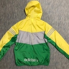 adidasウィンドブレーカー ナイロンパーカー　Mの画像