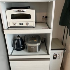 食器棚　カップボード　レンジ台　カシュー