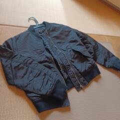 ユニクロ UNIQLO ブルゾン MA-1 ブラック 黒 Mサイズ