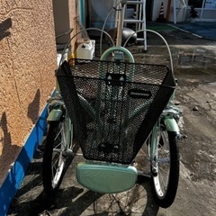 プリジストン　ミンナ　大人用三輪車　前二輪　グリーン新品