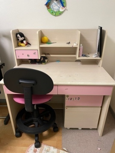 学習机と椅子セット　現状渡し