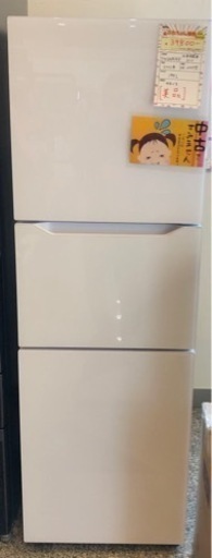 【美品】ツインバード　2021年式　199リットル　スリードア