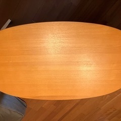【無印良品】楕円こたつ小　ふとん、カーペット付