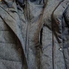 【美品】Calvin Kleinレイヤード中綿ジャケット大人系グレーMの画像
