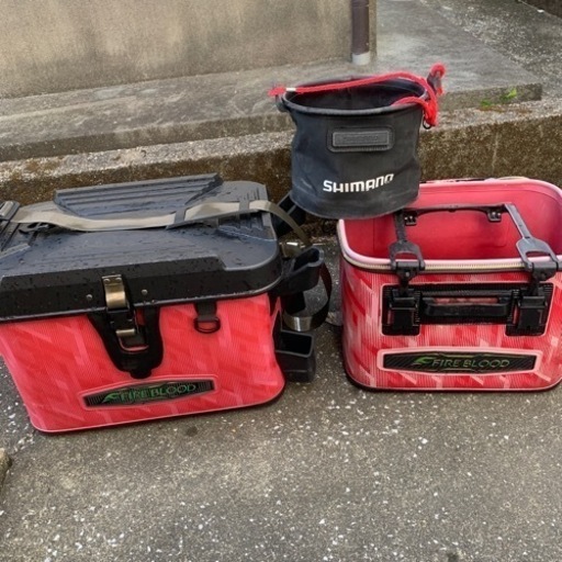 シマノ　バッカン　タックルボックス　水汲みバケツ