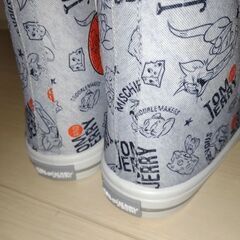 トムとジェリー　ハイカットスニーカー24cmの画像