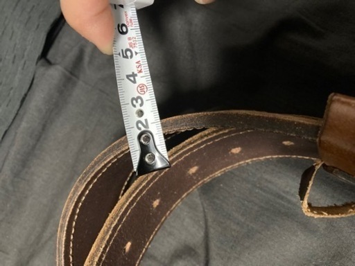 厚めレザーベルト　稀少品