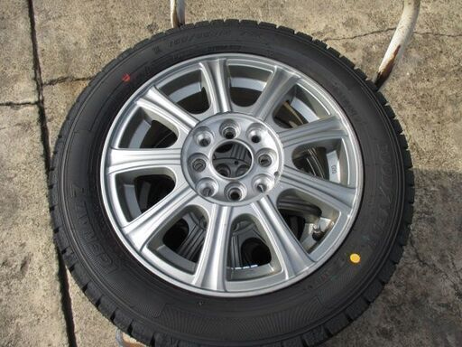 【来店取替】③ 155/65R14 新品スタッドレスタイヤ&アルミ付きセット 軽自動車用 グッドイヤー