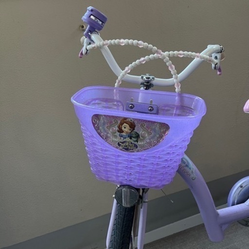 子供用自転車 プリンセスソフィア 18インチ 補助輪あり