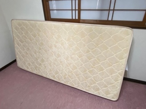 2月中旬まで】シングルベッド マット付き