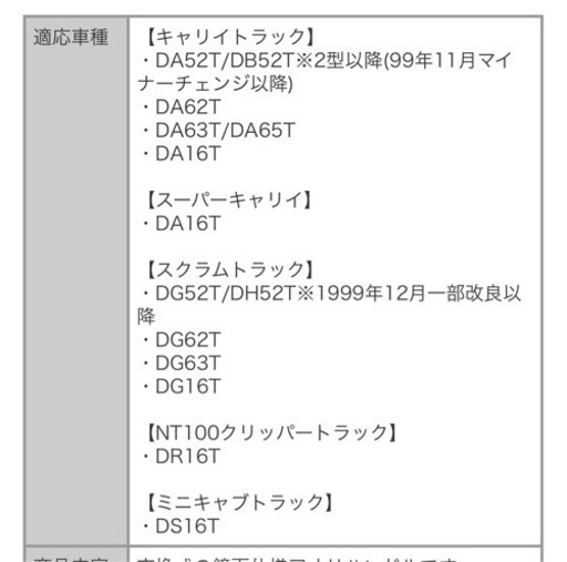 軽トラ　アオリハンドル