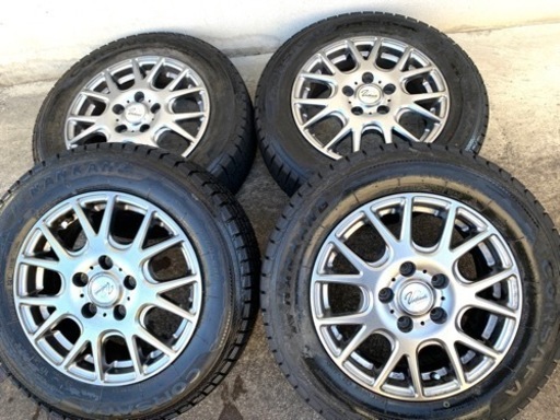 ★ 【お取引中】スタッドレスタイヤ4本(ホイル付き) 15インチ 195/65R/15 ★