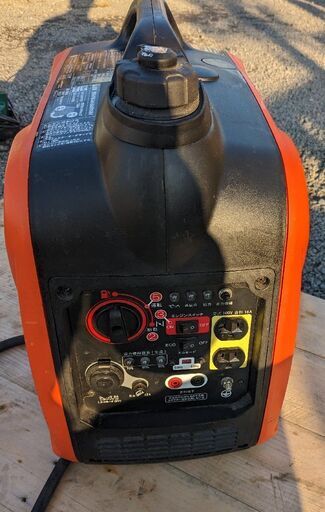 鹿児島発　工進インバーター発電機GV-16i 並列運転コネクター付き　実演機