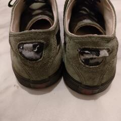 【引渡先決定】プーマ　スエードスニーカー　カーキ25センチの画像