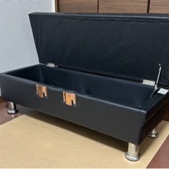 ソファベッド　高級キルティング仕様の画像