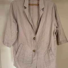 セットアップ　ベージュ　Lサイズの画像