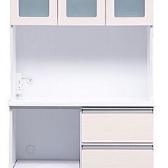 未使用90cm幅ハイグロスダイニングボード食器棚 キッチンボード...