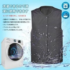 男女兼用　電熱ベスト　グレー　Ｍサイズの画像