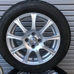No.38スタッドレス175/65/15 4H PCD100 アルミ付4本セット